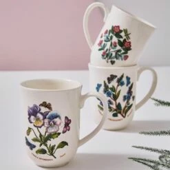 Portmeirion Botanic Garden Tulip Beaker Set Of 6 - Elegant Drinkware for Tea & Coffee -HARTS OF STUR Sales BG49610 Botanic Garden by Portmeirion Tulip Beaker Set of 6 1
