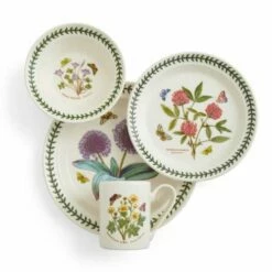 Portmeirion Botanic Garden 4-Piece Tableware Set | Elegant Dining Essentials