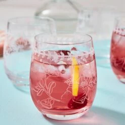 Portmeirion Botanic Garden Tumbler Set Of 4 - Elegant Drinkware for Tea & Coffee -HARTS OF STUR Sales BGXW76547X Botanic Garden by Portmeirion Tumbler Set of 4 3