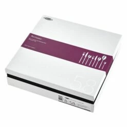 Stellar Rochester Polished 58 Piece Cutlery Gift Box Set - Premium Stainless Steel Cutlery Set -HARTS OF STUR Sales BL71 Stellar Rochester 58 Piece Cutlery Set Gift Box 1