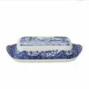 Spode Blue Italian Butter Dish - Elegant Tableware for Dining -HARTS OF STUR Sales BLI2850X Spode Blue Italian Butter Dish