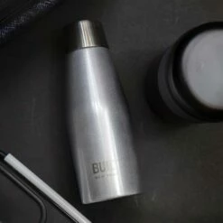 Built Apex 330ml Perfect Seal Water Bottle - Silver | Leak-Proof & Durable Drinkware -HARTS OF STUR Sales BLTAPX330SIL2 BUILT Perfect Seal Mini 330ml Apex Bottle Silver 2