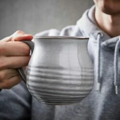 Barbary & Oak Abyss Round Mug Set of 4 - Reactive Glaze Ceramic Coffee Cups 11 Barbary & Oak Abyss Round Mug Set of 4 - Reactive Glaze Ceramic Coffee Cups -HARTS OF STUR Sales BO874014 Barbary Oak Abyss Round Mug Set 3