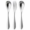 Robert Welch Bourton Bright 3-Piece Serving Set - Stainless Steel Cutlery Spoons