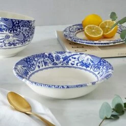 Spode Brocato Set Of 4 Cereal Bowls - Elegant Tableware for Breakfast & Dining -HARTS OF STUR Sales BRO0336 Spode Brocato Cereal Bowl 5