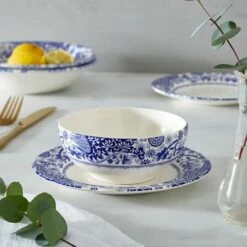 Spode Brocato Set Of 4 14cm Bowls - Elegant Tableware for Dining & Entertaining -HARTS OF STUR Sales BRO0344 Spode Brocato Bowl 5