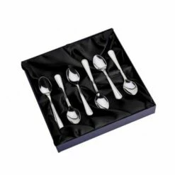 Arthur Price Of England Britannia Sovereign Silver Plate Set Of 6 Coffee Spoons - Elegant Cutlery for Tea & Coffee