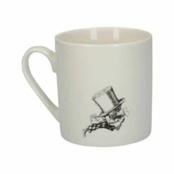 Alice in Wonderland Mad Hatter Ceramic Mug - 12oz Novelty Tea & Coffee Cup -HARTS OF STUR Sales C000049 Victoria And Albert Alice In Wonderland Mad Hatter Can Mug 2