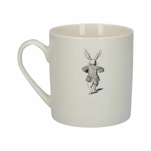 Alice In Wonderland White Rabbit Ceramic Mug - 350ml - Perfect for Tea & Coffee 4 Alice In Wonderland White Rabbit Ceramic Mug - 350ml - Perfect for Tea & Coffee - Image 2