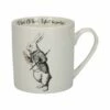 Alice In Wonderland White Rabbit Ceramic Mug - 350ml - Perfect for Tea & Coffee