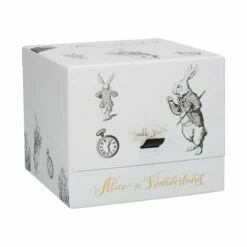 Alice In Wonderland White Rabbit Ceramic Mug - 350ml - Perfect for Tea & Coffee 11 Alice In Wonderland White Rabbit Ceramic Mug - 350ml - Perfect for Tea & Coffee -HARTS OF STUR Sales C000051 Victoria And Albert Alice In Wonderland White Rabbit Can Mug 3