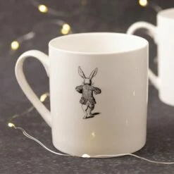 Alice In Wonderland White Rabbit Ceramic Mug - 350ml - Perfect for Tea & Coffee 13 Alice In Wonderland White Rabbit Ceramic Mug - 350ml - Perfect for Tea & Coffee -HARTS OF STUR Sales C000051 Victoria And Albert Alice In Wonderland White Rabbit Can Mug 5
