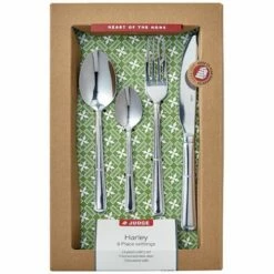 Judge Harley 24 Piece Stainless Steel Cutlery Set - Premium Dining Utensils for Everyday Use -HARTS OF STUR Sales CD50 Judge Harley 24 Piece Cutlery Set New 2