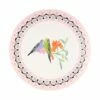 Cath Kidston Painted Table Set of 4 Budgie Cork Backed Round Placemats - Stylish Tableware for Dining