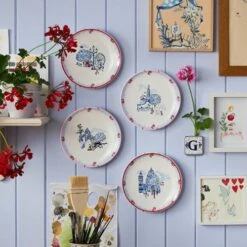 Cath Kidston London Set of 4 Side Plates | Floral Design Tableware -HARTS OF STUR Sales CKLNSIDEPLT4 Cath Kidston London 4 Pack Side Plates 5