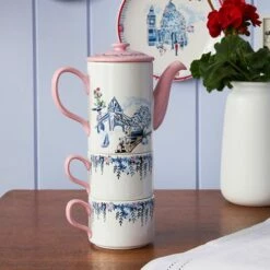 Cath Kidston London Tea For Two Ceramic Mug Set - Floral Design, Perfect for Tea Lovers 13 Cath Kidston London Tea For Two Ceramic Mug Set - Floral Design, Perfect for Tea Lovers -HARTS OF STUR Sales CKLNTEAFORTWO Cath Kidston London Tea For Two 5