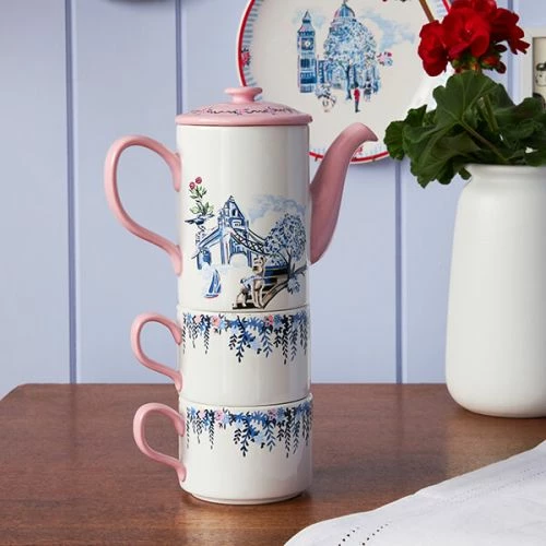 Cath Kidston London Tea For Two Ceramic Mug Set - Floral Design, Perfect for Tea Lovers 8 Cath Kidston London Tea For Two Ceramic Mug Set - Floral Design, Perfect for Tea Lovers - Image 6