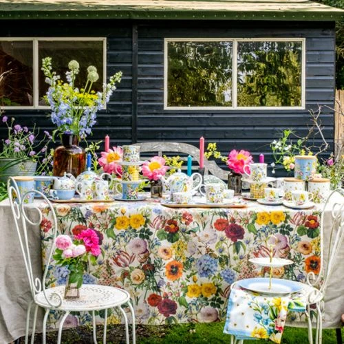 Katie Alice English Garden Two Tier Cake Stand - Elegant Tableware for Afternoon Tea & Special Occasions 4 Katie Alice English Garden Two Tier Cake Stand - Elegant Tableware for Afternoon Tea & Special Occasions - Image 2