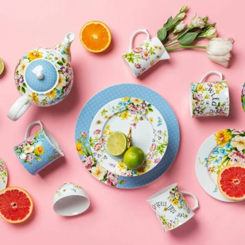 Katie Alice English Garden Two Tier Cake Stand - Elegant Tableware for Afternoon Tea & Special Occasions 5 Katie Alice English Garden Two Tier Cake Stand - Elegant Tableware for Afternoon Tea & Special Occasions - Image 3