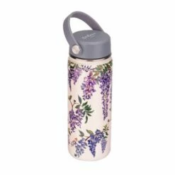 Cath Kidston Wisteria Stainless Steel Water Bottle 500ml - Eco-Friendly & Leak-Proof -HARTS OF STUR Sales CKWSSSBOT500 Cath Kidston Wisteria Stainless Steel Bottle 500ml 1