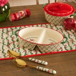 Cath Kidston Christmas 2 Pack Serving Spoons - Festive Cutlery Set -HARTS OF STUR Sales CKXAGSERVSPN2 Cath Kidston Christmas 2 Pack Serving Spoon 2