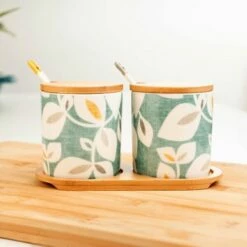 Catherine Lansfield Inga Condiment Pot Set - Stylish Tableware for Sauces, Jams & Condiments -HARTS OF STUR Sales CLIGCONPOT2 Catherine Lansfield Inga Condiment Pot Set 3