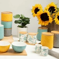 Catherine Lansfield Inga Stacking Egg Cups - Set of 4, Stylish Tableware for Breakfast -HARTS OF STUR Sales CLIGEGGCUP4 Catherine Lansfield Inga Stacking Egg Cups 4