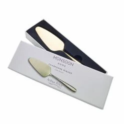 Arthur Price Monsoon Champagne Mirage Cake Server - Elegant Stainless Steel Cutlery for Serving
