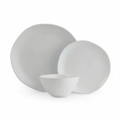 Sophie Conran Arbor Grey 12 Piece Tableware Set - Premium Dining Collection -HARTS OF STUR Sales CPKE79289XG Sophie Conran Arbor Grey 12 Piece Set 1
