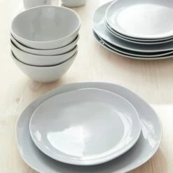 Sophie Conran Arbor Grey 12 Piece Tableware Set - Premium Dining Collection -HARTS OF STUR Sales CPKE79289XG Sophie Conran Arbor Grey 12 Piece Set 3