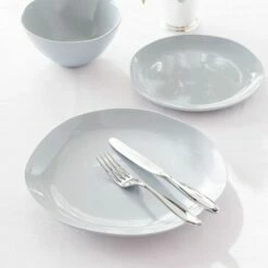 Sophie Conran Arbor Grey Dinner Plate - Elegant Tableware for Stylish Dining -HARTS OF STUR Sales CPKE79291XF Sophie Conran Arbor Grey Dinner Plate 4
