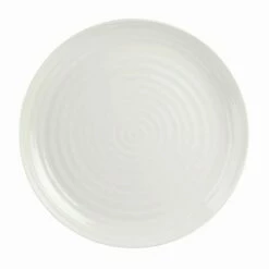 Sophie Conran Coupe Plate 10.5" - Elegant White Ceramic Dinner Plate