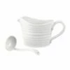 Sophie Conran White Sauce Jug & Mini Ladle Set - Elegant Tableware for Sauces, Jam & Condiments -HARTS OF STUR Sales CPW78895 XP Sophie Conran Sauce Jug and Mini Ladle White