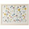 English Tableware Company Pressed Flowers Lap Tray - Elegant & Durable Tableware Accessory -HARTS OF STUR Sales DD4826A01 English Tableware Company Pressed Flowers Lap Tray