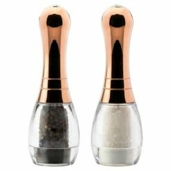 English Tableware Company Skittle Acrylic/Copper Top Salt & Pepper Mill Set - Premium Tableware