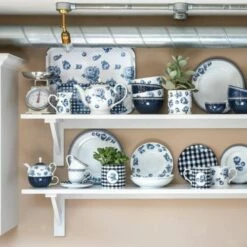 Katie Alice Vintage Indigo Dinner Plate - Elegant Tableware for Stylish Dining -HARTS OF STUR Sales DP002 Katie Alice Vintage Indigo Dinner Plate 3