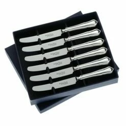 Arthur Price Of England Sovereign Stainless Steel Set Of Six Tea Knives Dubarry - Premium Cutlery Set