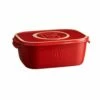 Emile Henry Burgundy Cheese Box - Premium Ceramic Serveware for Cheese Lovers -HARTS OF STUR Sales EH348760 Emile Henry Burgundy Cheese Box