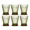 La Rochere Bee Tumbler Olive Green 270ml Set Of 6 - Elegant Drinkware Glasses 1 La Rochere Bee Tumbler Olive Green 270ml Set Of 6 - Elegant Drinkware Glasses -HARTS OF STUR Sales G LR 612197X6 La Rochere Tumbler Olive Green Set Of Six