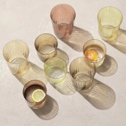 LSA Gems Tumbler 560ml Assorted Amber Set Of 4 - Premium Drinkware for Home & Bar -HARTS OF STUR Sales GM04 LSA Gems Amber Tumblers 560ml 5