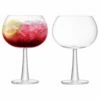 LSA Gin Grand Balloon Glass 690ml Clear Set Of 2 - Elegant Drinkware for Gin Enthusiasts -HARTS OF STUR Sales GN11 G1472 25 200 LSA Gin Grand Balloon Gin Set Of Two