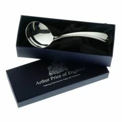 Arthur Price Of England Sovereign Silver Cream Ladle Grecian - Elegant Cutlery for Sophisticated Dining