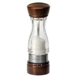 Cole & Mason Keswick Gourmet Precision Salt Mill - Premium Stainless Steel Salt Grinder with Adjustable Coarseness