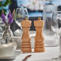 Cole & Mason London 18cm Natural Beech Salt & Pepper Gift Set - Premium Tableware -HARTS OF STUR Sales H233008 Cole Mason London 18cm Natural Beech Gift Set 4