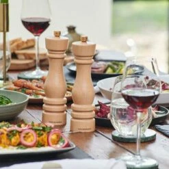 Cole & Mason London 22cm Natural Beech Salt Mill - Premium Adjustable Grinder for Gourmet Salts -HARTS OF STUR Sales H233009 Cole Mason London 22cm Natutral Beech Salt Mill 3