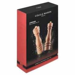 HARTS OF STUR Sales -HARTS OF STUR Sales H233011 Cole Mason London 22cm Natural Beech Gift Set 1