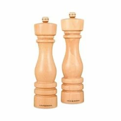 Cole & Mason London 22cm Natural Beech Salt & Pepper Gift Set - Premium Tableware