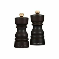 Cole & Mason London 13cm Chocolate Wood Salt & Pepper Gift Set - Premium Tableware