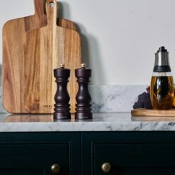 Cole & Mason London 18cm Chocolate Wood Pepper Mill - Premium Adjustable Grinder for Freshly Ground Pepper -HARTS OF STUR Sales H233079 Cole Mason London 18cm Chocolate Wood Pepper Mill 3