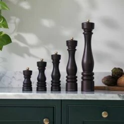 Cole & Mason London 18cm Chocolate Wood Pepper Mill - Premium Adjustable Grinder for Freshly Ground Pepper -HARTS OF STUR Sales H233079 Cole Mason London 18cm Chocolate Wood Pepper Mill 5